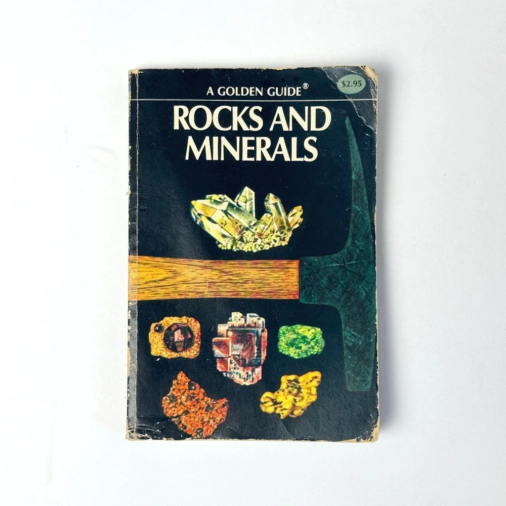 Rocks and Minerals Golden 1957 Vintage Paperback Nature Gemstones Field Guide